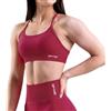 Generic Bralette - Reggiseno sportivo da donna senza ferretto, senza ferretto, con spalline sottili, imbottito, con schiena incrociata, senza cuciture, senza ferretto, per yoga, fitness