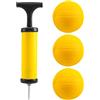 Vueqkueg Palline Roundnet Portatili Leggere con Pompa Inclusa per Esterni | Palline leggere e facili da trasportare con pompa inclusa; ideale per feste e viaggi all'aperto, 9 cm.