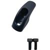 Allthingstore Gancio in plastica nera per scooter elettrico Ninebot | Tiene borse e bottiglie d'acqua in modo sicuro, facile accesso durante la guida, pratica aggiunta scooter