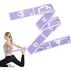 Generisch Cintura elastica per yoga, 8 pezzi | Fasce di resistenza per gambe, per donne, bambini, yoga, pilates, ginnastica, allenamento e danza