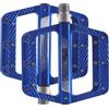Caswynlife Pedali per bici in lega di alluminio con ampia piattaforma antiscivolo CNC | Alluminio lavorato a CNC, design a piattaforma larga, perni antiscivolo, compatibile con strada e MTB, nero, blu, rosso