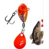 Generic Esca Crank per la Pesca del Black Bass Esche Spinner con gancio per | Accessori da Pesca per Acqua Dolce Riva Fiume Ghiaccio Attività All'aperto Pesca in Barca
