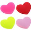 Anneome 4 Pezzi Smorzatore Vibrazioni a Cuore in Silicone per Racchetta | Riduce Rumore delle Corde, Tenuta Stabile, per Allenamento e Campi Indoor