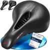 TECHCYC Sella per bicicletta, ergonomica, ammortizzante, comoda e morbida