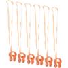 BATHVEVE 6 Clip Naso Nuoto in Silicone con Cinturino, Morbide e Resistenti Strappo, Protezione Naso e Adulti, Accessori per Piscina e Spiaggia