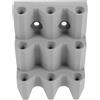 POPETPOP Porta Freccette da Parete in Plastica, 9 Slot, Montaggio Verticale | Punte in Acciaio, Struttura Semplice, Superficie Liscia, per Sala Giochi e Casa