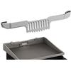 Generic Supporto per spatola, portautensili in metallo, con fessure, gestione dei | Antiscivolo Grease Gate accessori per barbecue organizzatore con slot multifunzione per barbecue e picnic all'aperto