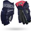 CCM Next - Guanti per bambini S26, 22,9 cm, blu navy/bianco