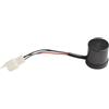 Feegow Lampeggiatore elettrico per scooter elettrico 12V-60V 3-Pin Interfaccia ABS | Supporta gamma da 12 V a 60 V, interfaccia a 3 pin, adatto per Citycoco, materiale ABS, finitura nera