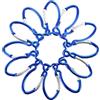 BESTonZON 18 Pollici Moschettone a Forma di Pesce in Lega di Alluminio Leggero Chiusura a Molla Resistente alle Intemperie per Arrampicata e attività Outdoor