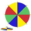 Generic Paracadute multicolore, paracadute gioco tenda giocattolo paracadute | Giocattolo all'aperto, giochi cooperativi della tenda per classe di palestra della scuola elementare, cortile