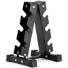Cipriani Sport Supporto Porta Manubri Rack Rastrelliera in Acciaio | Rack Compatto, Per Casa e Palestra, Struttura Robusta con Base Stabile, Solo Scaffale