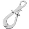 CHILDWEET Gancio a Sgancio Rapido in Acciaio Inox per Barche e Kayak | Finitura Lucida senza Sbavature, Uso Marino e Soccorso, per Cordini da Arrampicata e Linee Coperta