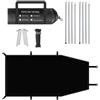 Generic Tenda per portellone posteriore per SUV, tettoia parasole, pali e corde | Tettoia per portellone posteriore, impermeabile, protezione UV, facile da installare, portatile, per campeggio, spiaggia