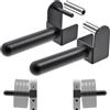 Kipika Supporto per piastre Power Rack 2 x 2 e 3 x 3 - per riporre piatti standard e olimpici - Compatibile con dischi standard da 2,5 cm e olimpici da 5,1 cm - Set di 2