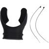 Baxnore Boccaglio per immersione subacquea di ricambio Boccaglio per boccaglio per immersione in silicone confortevole universale con laccio regolatore per snorkeling e subacquei L