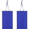 POPETPOP 2 Pezzi Porta Cinture Taekwondo da Muro in Feltro Blu, Supporto | Barre Orizzontali Multiple, Montaggio Rinforzato, Hardware Incluso, per Scuole e Ragazzi