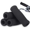 DOITOOL 4 Pezzi Manopole Protettive per Manubrio Bici 22mm 110mm Nere | Chemigum, Assorbono Vibrazioni e Urti, Bassa Conducibilità Termica, per Manubrio e Impugnatura