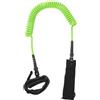 VANZACK Leash per Surfboard e SUP Verde, Corda Elastica Antirottura 7mm in Nylon e Neoprene, per Paddle Boarding e Sport Acquatici