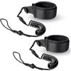 Aundhegrtt Leash per Tavole da Surf Spugna Interna Morbida Colore | Interno in spugna morbida per maggiore comfort durante l'uso, cinghia per tensione ottimale.