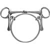 XINYIN Punta per cavallo snodata con hardware laterale in acciaio inossidabile per allenamento