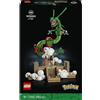 LEGO Pokémon Rayquaza 72168 | Set per adulti, kit con action figure di drago e minifigure, decorazione stanza da gaming, regalo per gamer, 1083 pezzi