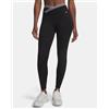 Under Armour Leggings Motion Sport Tape Ultimate Black/Castlerock/White da Donna
