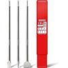 SCHWABENBACH® Set Scalpelli SDS Plus 600mm - 3 Pezzi: 25+50mm+Punta | Estremamente Robusti - Set Scalpelli Premium per Martello Perforatore