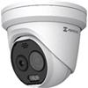 HikVision HIKMICRO HM-TD1218-2/G0/T1A Telecamera Turret IP Termica Ottica 5 MP Rilevamento Punti Incendio