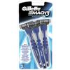 Gillette Mach 3 Rasoio Uomo, 3 Lamette da Barba da 3 Lame, Multicolore | Facile Risciacquo, Ottimo Scorrimento con Gel Lubrificante, Fino a 15 Rasature con 1 Testina, Usa e Getta