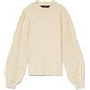 VERO MODA Highneck Boo Vmnewlimone LS-Pullover a Collo Alto Donna