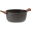 Sambonet Rock'N'Rose Aluminium schwarz Fleischtopf 24 cm mD S0163-S00565-S1953 51027-74