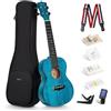 Enya Ukulele da concerto Enya EUC-25D in mogano con borsa e accessori
