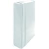 Euro-Cart Cartellina Portadocumenti con Elastico Piatto 1 Pezzo Dorso 8cm Cartellina 3 Lembi Cartelletta Rigida con Elastico in Cartone Plastificato Lucido per Ufficio, Scuola o Studio Made in Italy - Bianco