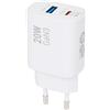 Sologic Caricabatterie da parete a 2 porte USB A + C 20W GaN2