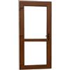Otwarte Porta esterna in PVC. Porta in PVC per negozio, balcone, casa, attività commerciale. 4 colori: Antracite, rovere dorato, noce, bianco (90x200 porta sinistra, rovere dorato)