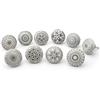 ARTISNO Pomelli in Ceramica - Pomelli per Armadio e Cassetti Cucina, Pomelli per Porta in Ceramica Realizzati a Mano