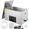 VEVOR Pulitore a Ultrasuoni Display Digitale in Acciaio Inox Capienza 30 Litri con Riscaldamento Tempo Temperatura Regolabile, Macchina Pulitrice a Ultrasuoni per Gioielli Occhiali Orologi Laboratorio