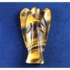 Naturale Giallo Occhio di Tigre Gemma 51 X 28 MM Angelo Statua Casa Decorazione