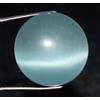 Naturale Azzurro Cielo di Gatto Occhio 30.85 Carato Rotondo Cabochon Gemma
