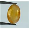 Naturale 3.05 Carato Giallo Zaffiro Ovale Gemma Certificato B77454