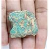 42.45 Ct Pietra Grezza Naturale Blue Ridge Turquoise Slab Certificata AGI