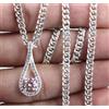 1.24 KT Certificato Rosa Taglio Rotondo Diamante Solitario Uomo Raro Design