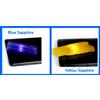 240 Ct/4 Pz Fetta Grezza Di Zaffiro Blu E Giallo Naturale Lotto AD175