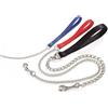 CAMON Guinzaglio in Nylon con Catena in Acciaio 800mm 1,6x12mm Nero