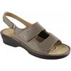 SCHOLL'S Dr. Scholl's Div. Footwear Savina B/s Leather+elasticated Textile Womens Taupe 40