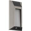 Eglo lampada solare da parete Z_Solar, luce decorativa esterna, LED in | acciaio inox, illuminazione bianco neutro