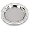 NKLaus colino per incenso in acciaio inox 8 cm argento accessori per incenso piatto per incenso 1227