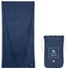 Dock & Bay Telo Mare - Asciugatura Rapida, Senza Sabbia - Compatto, Leggero - Materiali Riciclati al 100% - Include Custodia - Essential - Deep Sea Navy, Extra Large (200x90cm, 78x35)