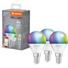 LEDVANCE Lampada LED intelligente con tecnologia WiFi, E14-base ottica opaca,Colori RGBW modificabili, colore della luce modificabile (2700K-6500K), 470 Lm,3-Confezione